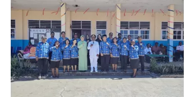 Upacara HUT NKRI Ke-81 Distrik Waigeo Utara